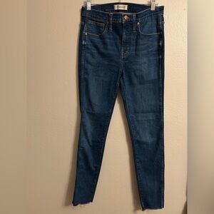 Madewell High Rise Dark Blue Jeans